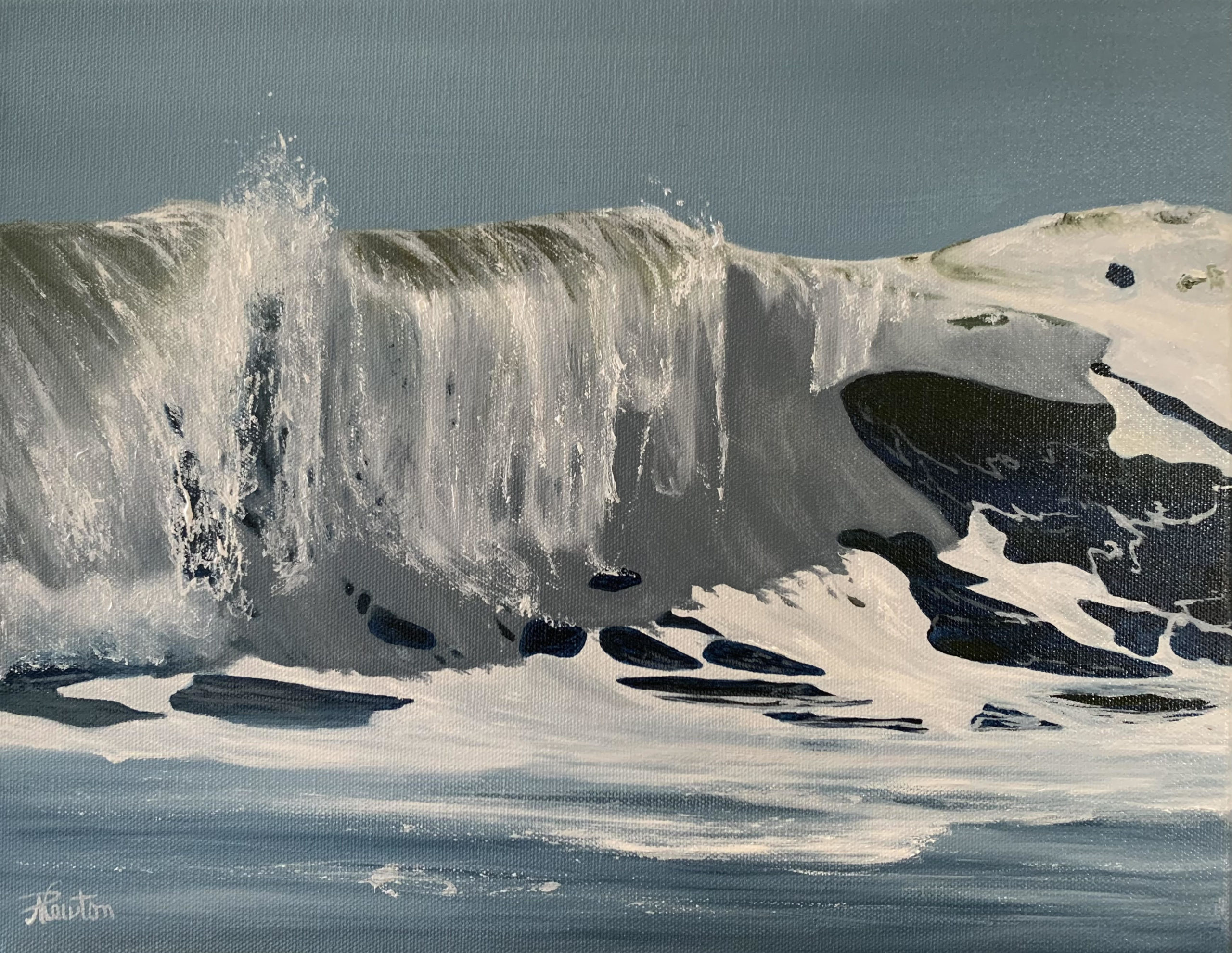 Central Coast Breakers, 11x14, Oil on Canvas $800.