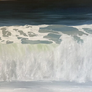 Moon Struck, 12x16 inch, framed Oil Painting,